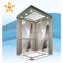 Passenger lift price with etching stainless steel finish